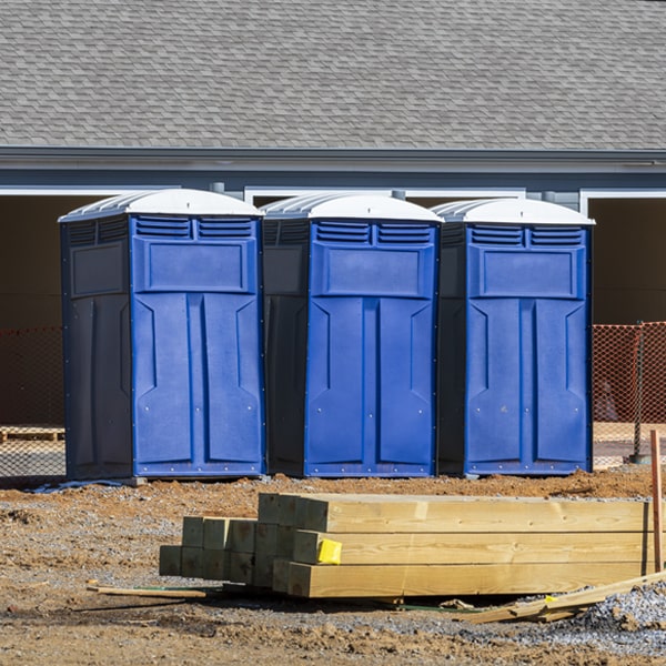 can i customize the exterior of the portable restrooms with my event logo or branding in Hilham